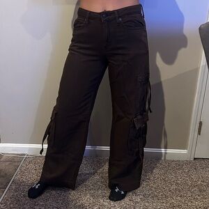 Wild Fable Chocolate Cargo Pants
